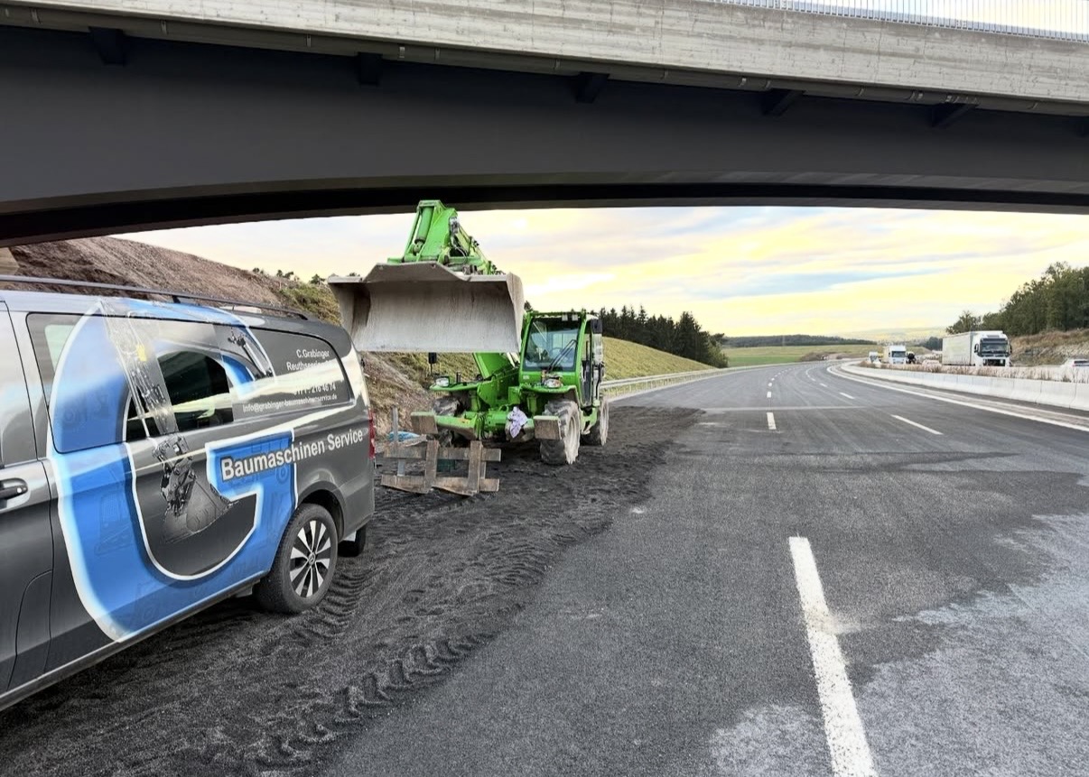 Schläuche Tauschen am Merlo Autobahn A3